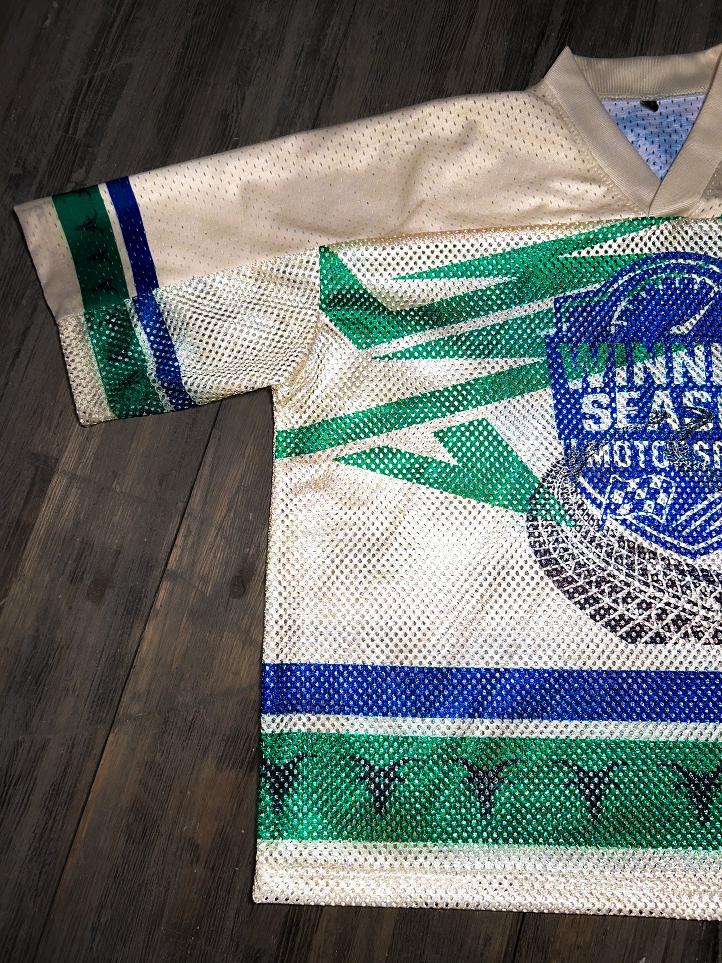 Green and Blue Winning Jersey