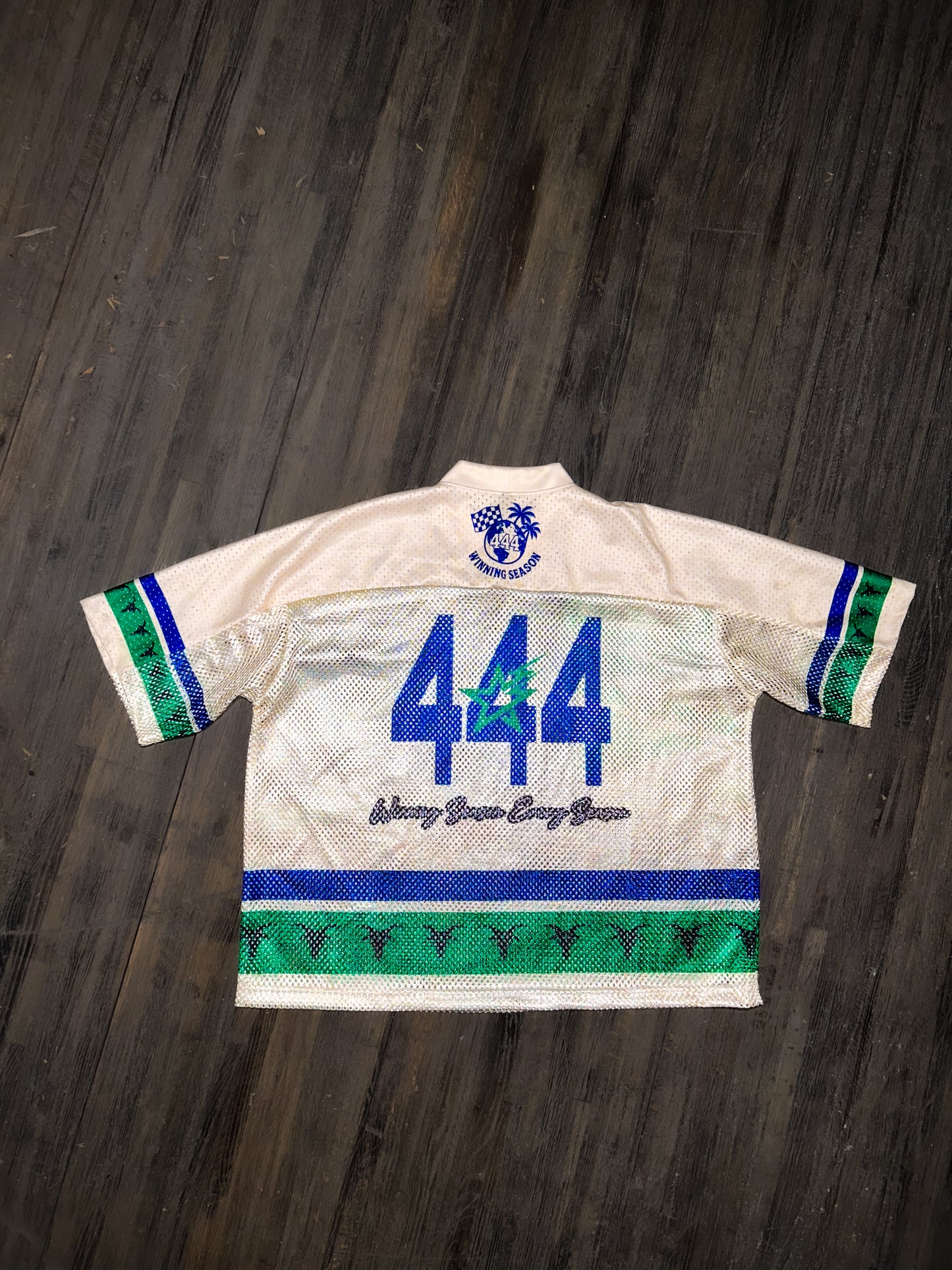 Green and Blue Winning Jersey