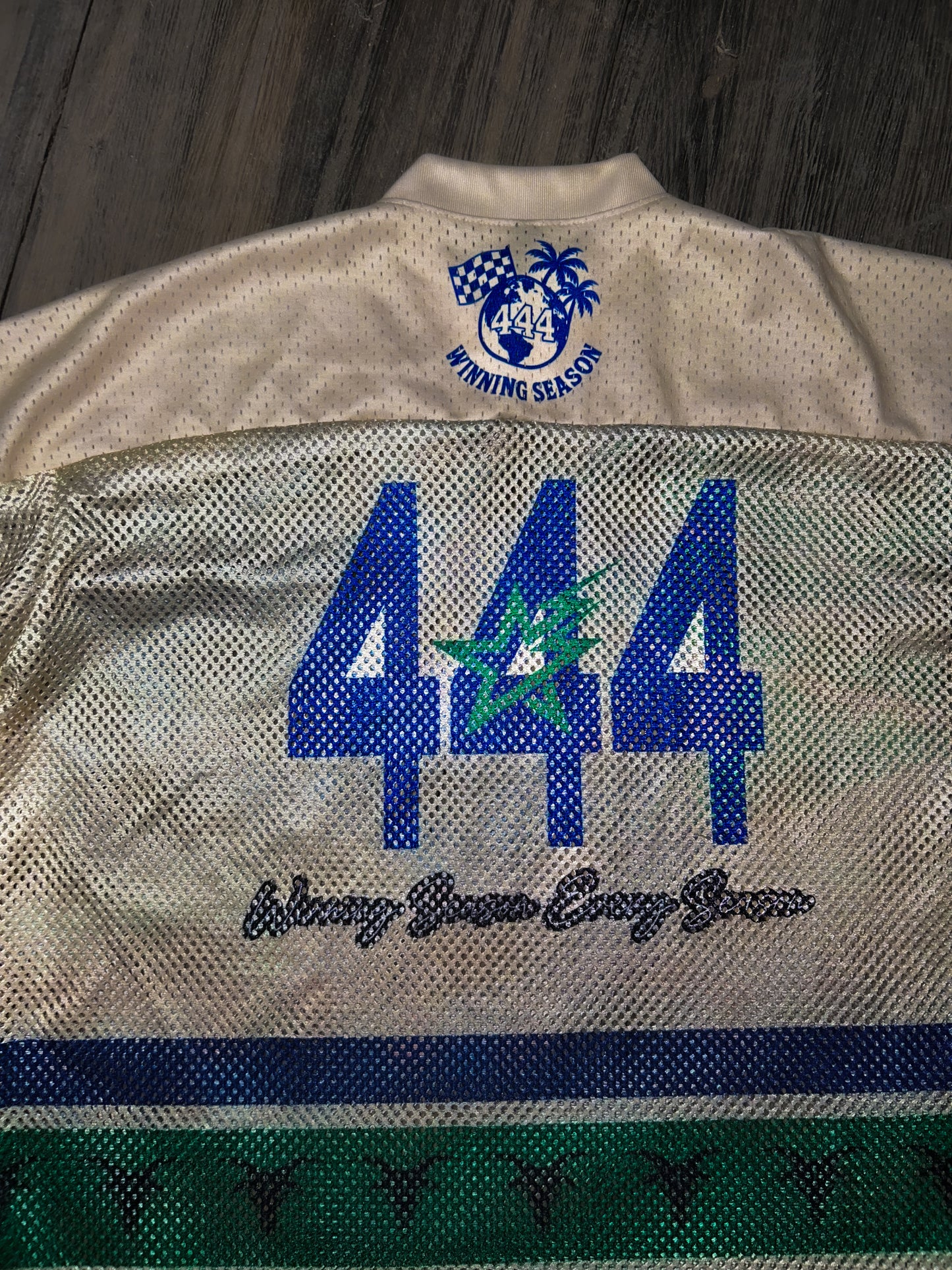 Green and Blue Winning Jersey